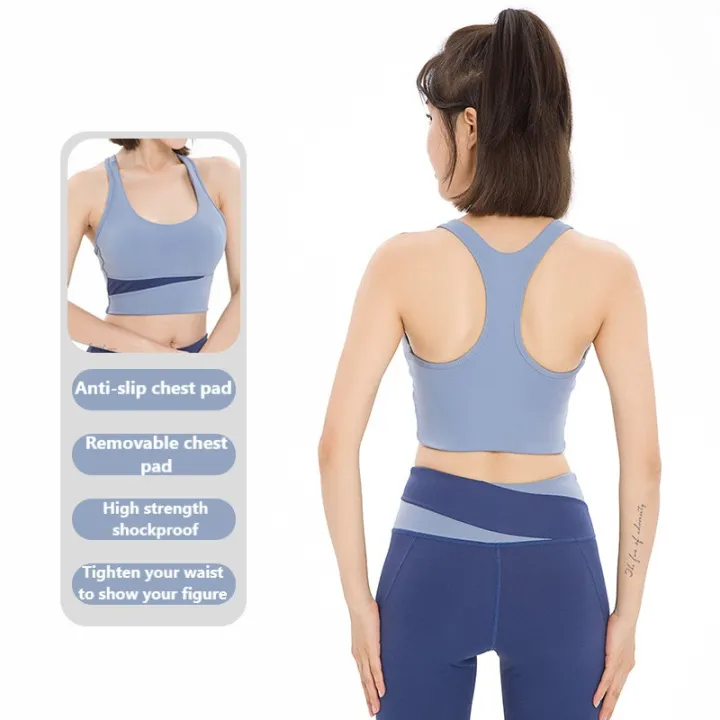 %5BKiwis%5D%20Splicing%20Design%20with%20Two%20Colors%20Sportswear%20(Bra+Pant)%20for%20Women/Gym%20Wear/Sports%20Bra%20and%20short%20Pant/Short%20Set%20-%20Image%204