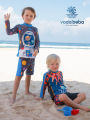 (Preorder) Boys' UV-Protection Long-Sleeved Swimsuit with Quick-Drying. 
