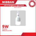 NIBBAN EMERGENCY LIGHT BULB 9W T-SHAPE (SCREW TYPE) NELB9WTSST. 