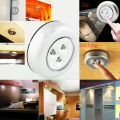 LED Touch Night Emergency Light Lamp, Stick On Wall Ceiling, Battery Operated. 