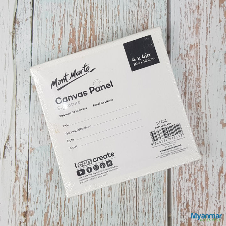 4%20x%204in%20Mini%20Canvas%20Panel%20(5%20pcs%20per%20pack)%20-%20Mont%20Marte%20-%20Image%203