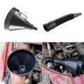 Universal Car Funnel with Soft Tube Plastic Funnel Can Spout For Oil Water Fuel Petrol Gasoline Car Accessories. 