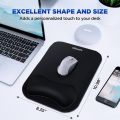 Mousepad - High Quality Large Smooth Memory Foam Ergonomic Mouse Pad Wrist Rest Support with Nonslip Base for Laptop, Computer, Gaming & Office. 