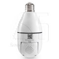(Preorder) InniTech CCTV camera, light bulb camera, IP Camera CCTV, viewable through mobile phone, rotates 360 degrees. 