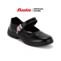 (Preorder) Bata student shoes, cut shoes, age 6 - 12 years, cute and bright, support foot weight for girls, model B-BUTTERFLY, black, code 4416614 ကလေးစီးဖိနပ်. 