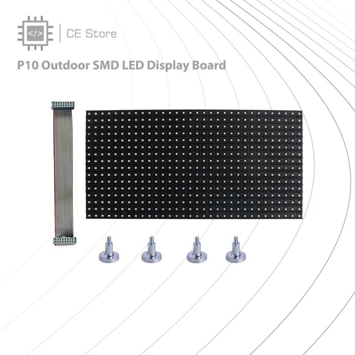P10 Outdoor SMD LED Display Board (16x32cm) - CE Store