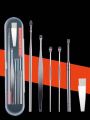 နားကလော်တံ Set_6 Pcs Mulitifunctional Functional Ear Pick Remover. 