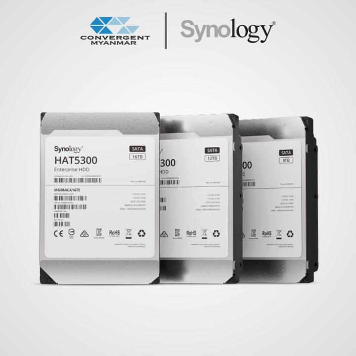 SYNOLOGY Enterprise Grade Hard Disk HAT5300 3.5 inch Internal SATA HDD, 4TB/8TB/12TB/16TB