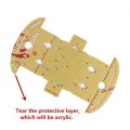 4WD Smart Car Chassis Plate (Acrylic Frame) - CE Store. 