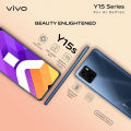 Vivo Y15S, 6.51'' HD+ Full Display;  2 Years Warranty; Ram 6GB +ROM 128GB; New Packing; Side Fingerprint, Rear camera 13MP+2MP, Front Camera 8MP.. 
