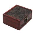 Small Vintage Jewelry Box Home Decor Wooden Treasure Chest Tarot Cards Gift Case 14.5cm*11.5cm*4.5cm. 