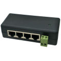 POE Injector 4 Ports POE Splitter 12V- 48V for CCTV Network POE Camera Power Supply Switch Over Ethernet IEEE802.3af. 