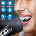 Cordless Water Dental Flosser Teeth Cleaner, INSMART Professional 300ML Tank DIY Mode USB Rechargeable Dental Oral Irrigator for Home and Travel, IPX7 Waterproof 6 Modes Irrigate for Oral Care. 