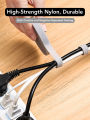 Cable Management Straps | Fastening Tape Cable Ties |  Double Side Hook Roll | Wires Cords Manage | Wire Organizer Straps. 