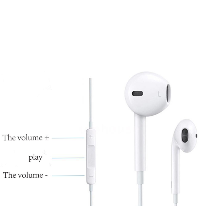 apple%203.5mm%20AUX%20Wired%20Earbuds%20Headphone%20Earphone%20with%20Microphone%20Built-in%20Volume%20Control%20Compatible%20with%20Samsung%20Apple%20iPhone%206/6S/5%20iPod%20iPad%20MP3%20Laptop%20Computer%20Android%20-%20Image%203