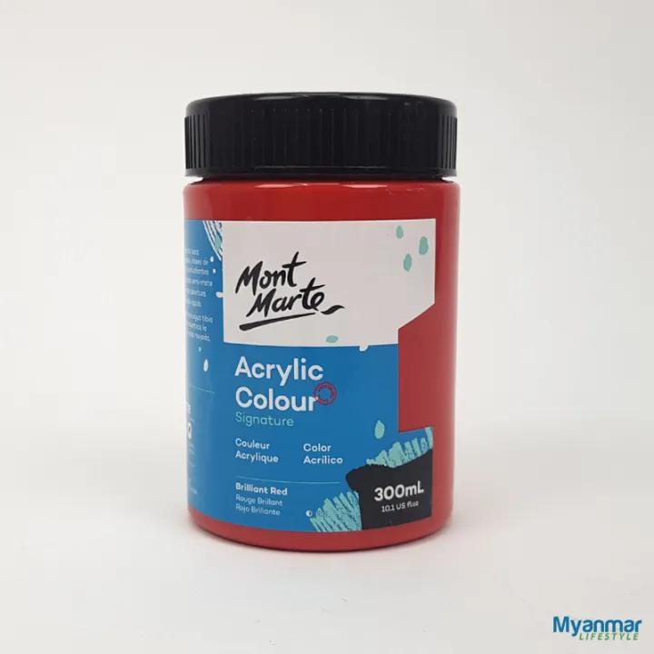 Brilliant%20Red%20%E2%80%93%20300ml%20%E2%80%93%20Acrylic%20Paint%20%E2%80%93%20Mont%20Marte%20-%20Image%205