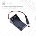 9V Battery Holder Case With DC Plug - CE Store. 