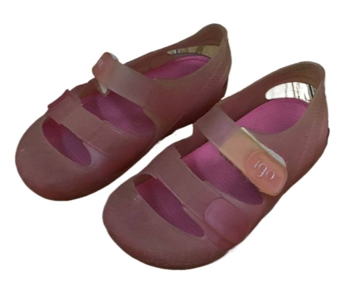 Jelly shoe for baby girl kid wear outdoor Pre loved ကလေးစီး ဖိနပ် ဘရမ်းလေး အသန့် 14 CM