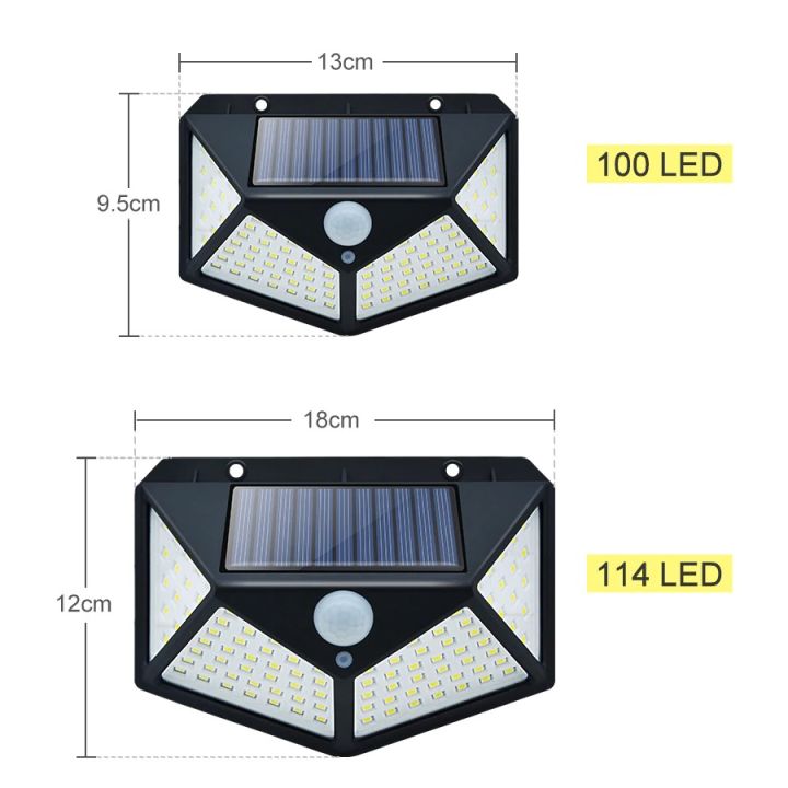 Demine%20Mart%20Solar%20Lights%20Outdoor%20100%20LED/114LED/212LED%20Bright%20Motion%20Sensor%20Light%20Wide%20Angle%20Wireless%20Waterproof%20IP65%20Wall%20Lights%20for%20Garden%20Wall%20Street%20-%20Image%205