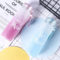 (Gift) Korea Fashion Double glass water cup & portable business bottles. 