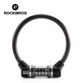 (Preorder) Rockbros Portable Bicycle Password Lock Durable Steel Cable Mountain Bike Highway Lock Waterproof Anti-theft Compact Convenient  စက်ဘီးသော့. 