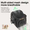 (Preorder) Portable Pet Carrier Bag Multifunctional Cycling Dog Cat Carrier Cage Puppy Pet Breathable Outdoor Travel. 