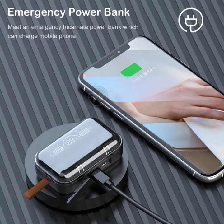 Wiresto%20True%20Wireless%20Earbuds%20Mini%20Earphone%20Headphone%20TWS%20Wireless%20Bluetooth%20V5.0%20Headset%20Sport%20Music%20Stereo%20Headphone%20LED%20Display%20Noise%20Canceling%20with%20Microphone%20Free%20Case%20Box%20Charging%20Case%20-%20Image%208