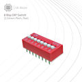 DIP Switch (2.54mm Pitch, Red) - CE Store. 