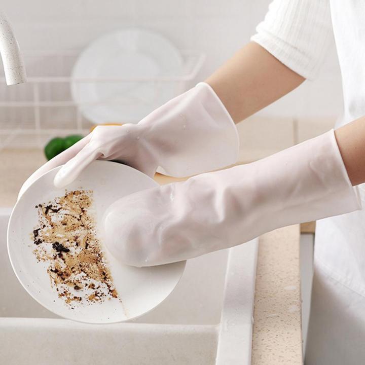 1%20Pair%20Silicone%20Dishwashing%20Gloves%20Non-slip%20Dish%20Washing%20Gloves%20Oven%20Mittens%20Cooking%20Gloves%20Kitchen%20Cleaning%20Brush%20-%20Image%205