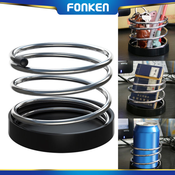 (Preorder)FONKEN Car Phone Holder Stackable Cup Holder Spring Adjustable Foldable Stand For Botol Minuman Cup Pen Phone