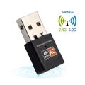 AC600M Mini 600Mbps 2.4G/5G Dual Band Wireless USB Adapter WiFi Dongle. 