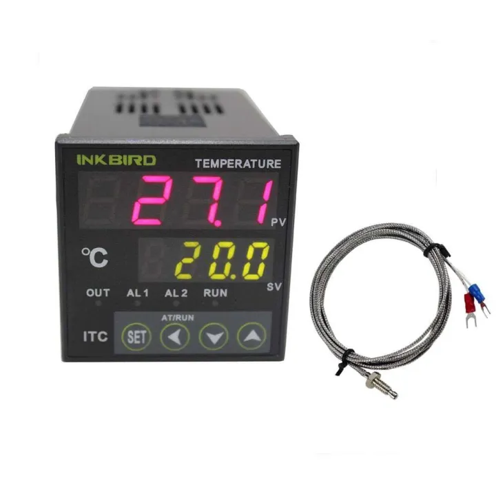 (Preorder)%C2%A0Inkbird%20110V~240V%20PID%20Temperature%20Controller%20ITC-100VH%20+%20K%20Sensor%20+%2025DA%20SSR,%20One%20SSR%20Output%20+%20One%20Relay%20Alarm%20Output%20-%20Image%202