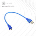 Mini USB Cable (30cm). 