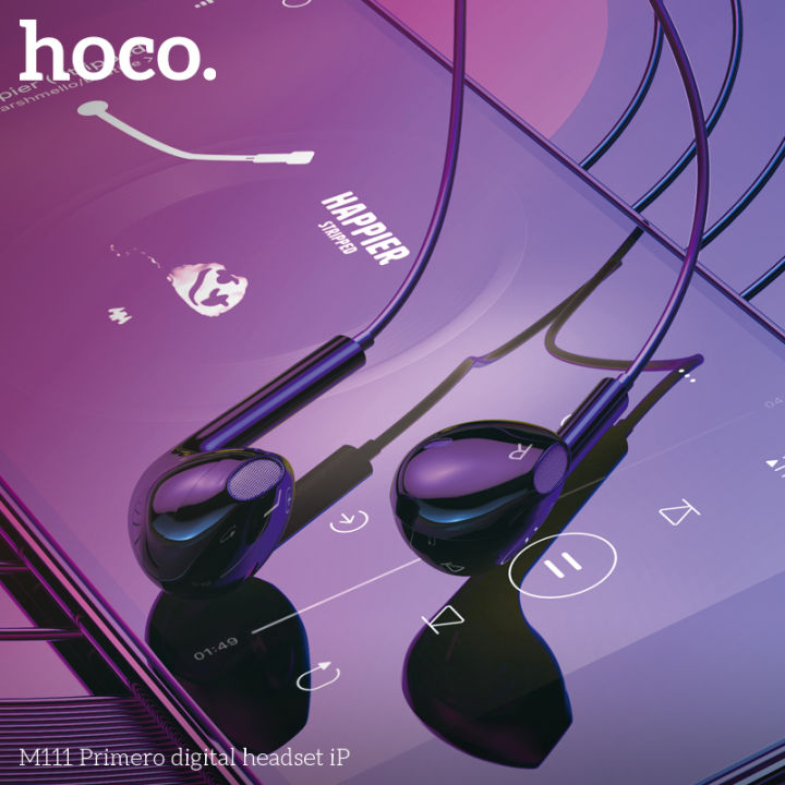 Hoco M111 Primero digital headset iPhone | Shop.com.mm