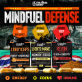 (Preorder)Mushroom Mind-Fuel Defense Combo - Value Pack x3 Bottles - Lion's Mane Mushroom Capsules, Cordyceps & Reishi Mushroom Capsules. 