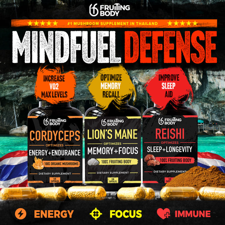 (Preorder)Mushroom%20Mind-Fuel%20Defense%20Combo%20-%20Value%20Pack%20x3%20Bottles%20-%20Lion's%20Mane%20Mushroom%20Capsules,%20Cordyceps%20&%20Reishi%20Mushroom%20Capsules%20-%20Image%202