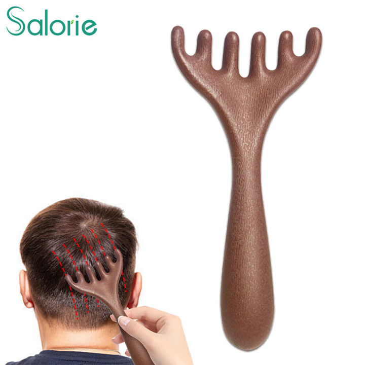 (Preorder) Salori Resin Comb, Massage Comb, Gua Sha Comb - Portable, Deer Antler Resin, Wide Tooth, Anti-Static - Massages Meridians, Promotes Blood Circulation, Scalp Massage Scraping Stick