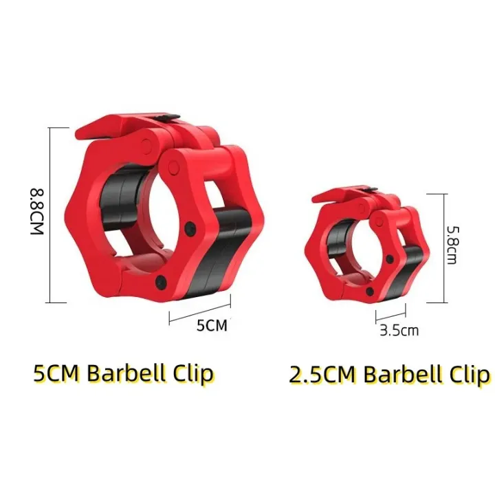 (Preorder)%C2%A0GYMPRO%201PC%2050mm%20Quick%20Release%20Barbell%20Clamps%20Spin%20Lock%20Barbell%20Collars%20Clips%20Weight%20Clips%20for%20Elevated%20Training%20Fitness%20Workout%20-%20Image%205