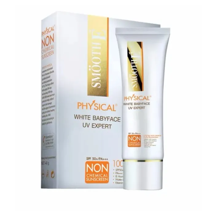 (Preorder)%20SMOOTH%20E%20PHYSICAL%20SUNBLOCK%2040%20G%20(BEIGE)%20Smooth%20E%20Physical%20Sunblock%20(Beige)%20-%20Image%202
