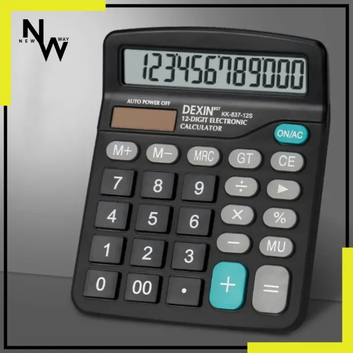 Dexin%2012%20Digits%20Desktop%20Calculator%20For%20Office%20(Solar/Battery)%20-%20Image%202