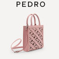 [Pedro] Singapore Preorder Icon Leather Tote Bag - Pink. 