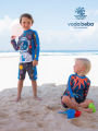 (Preorder) Boys' UV-Protection Long-Sleeved Swimsuit with Quick-Drying. 