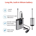 🎙️ ကြိုးမဲ့မိုက်ခရိုဖုန်း📟🔴UHF Wireless Microphone With Bodypack 50M Transmitter Mini Lapel Head Portable Receiver For Cameras and Phone MIC-UHF-02🗣️. 