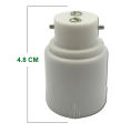 B22 Pin cap to E27 Screw cap lamp holder converter. 