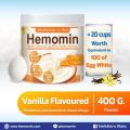 HEMOMIN Egg White Protein Powder 400g Vanilla  Flavored. 