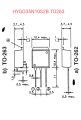 MOSFET IC HYGO35N10. 