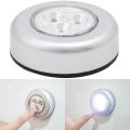 LED Touch Night Emergency Light Lamp, Stick On Wall Ceiling, Battery Operated. 