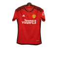 Manchester United Official Home Player Jersey 23/24 For Men  ဘောလုံးအားကစားအင်္ကျီ  (ယောကျာ်းလေးဝတ်). 