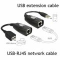 1 Pair USB extender 50 meters usb extension signal amplifier usb2.0 to RJ45 network extender. 