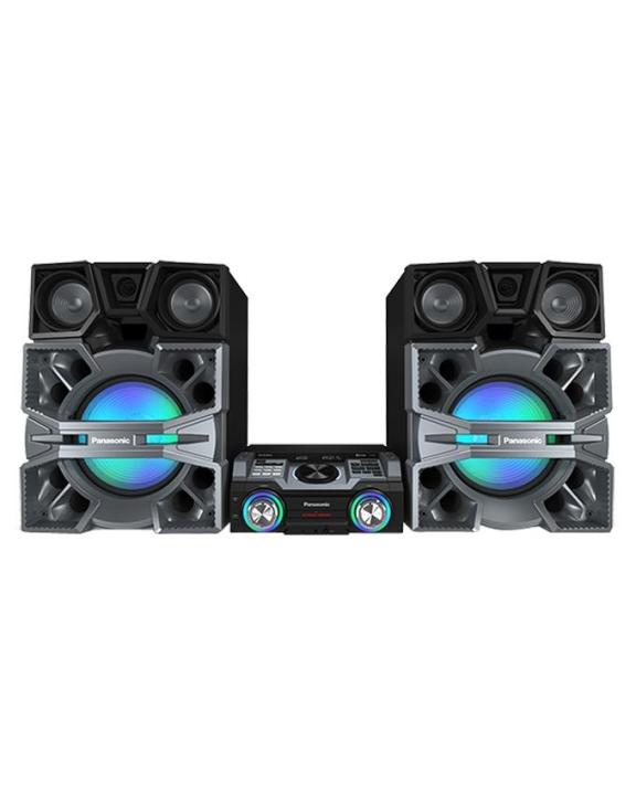 Panasonic Mini HiFi DJ system (SC-MAX8000) unique port technology that pushes sounds forward without losing the resonance of sounds generated